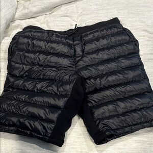 NWOT Holden Black Down Puffer Athletic Shorts